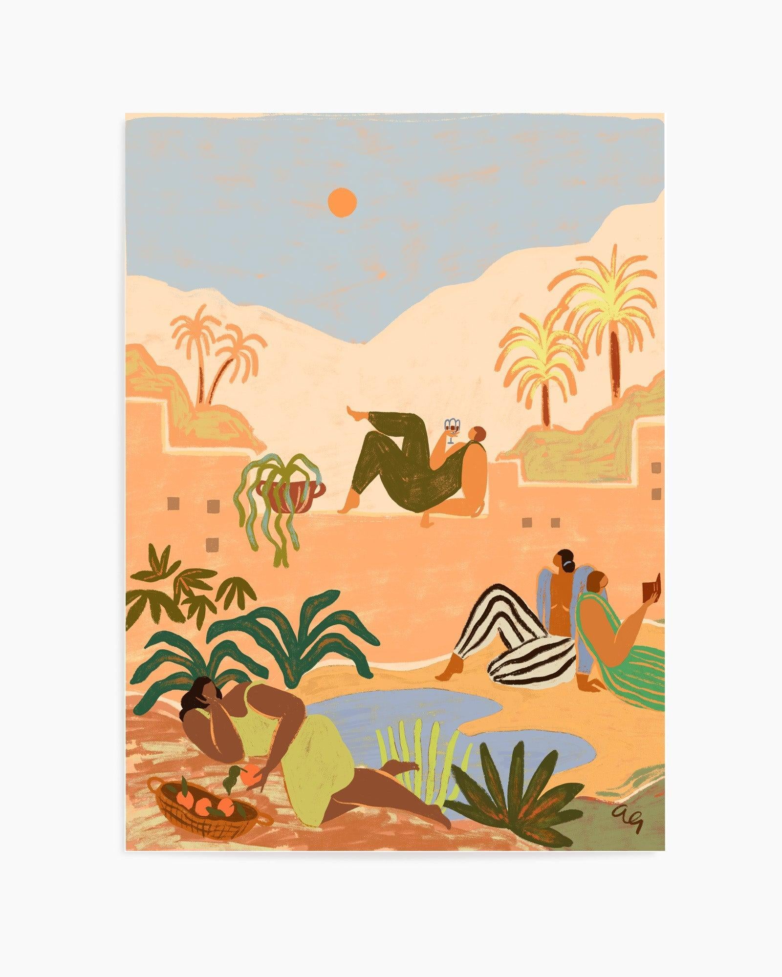 Holiday by Arty Guava | Art Print from Olive et Oriel where you can shop wallpaper and artworks online