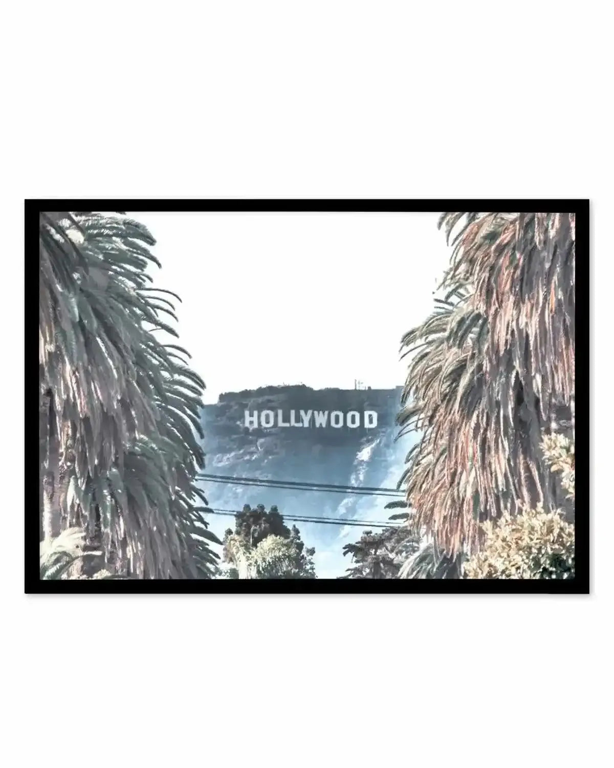 Hollywood Art Print from Olive et Oriel where you can shop wallpaper and artworks online