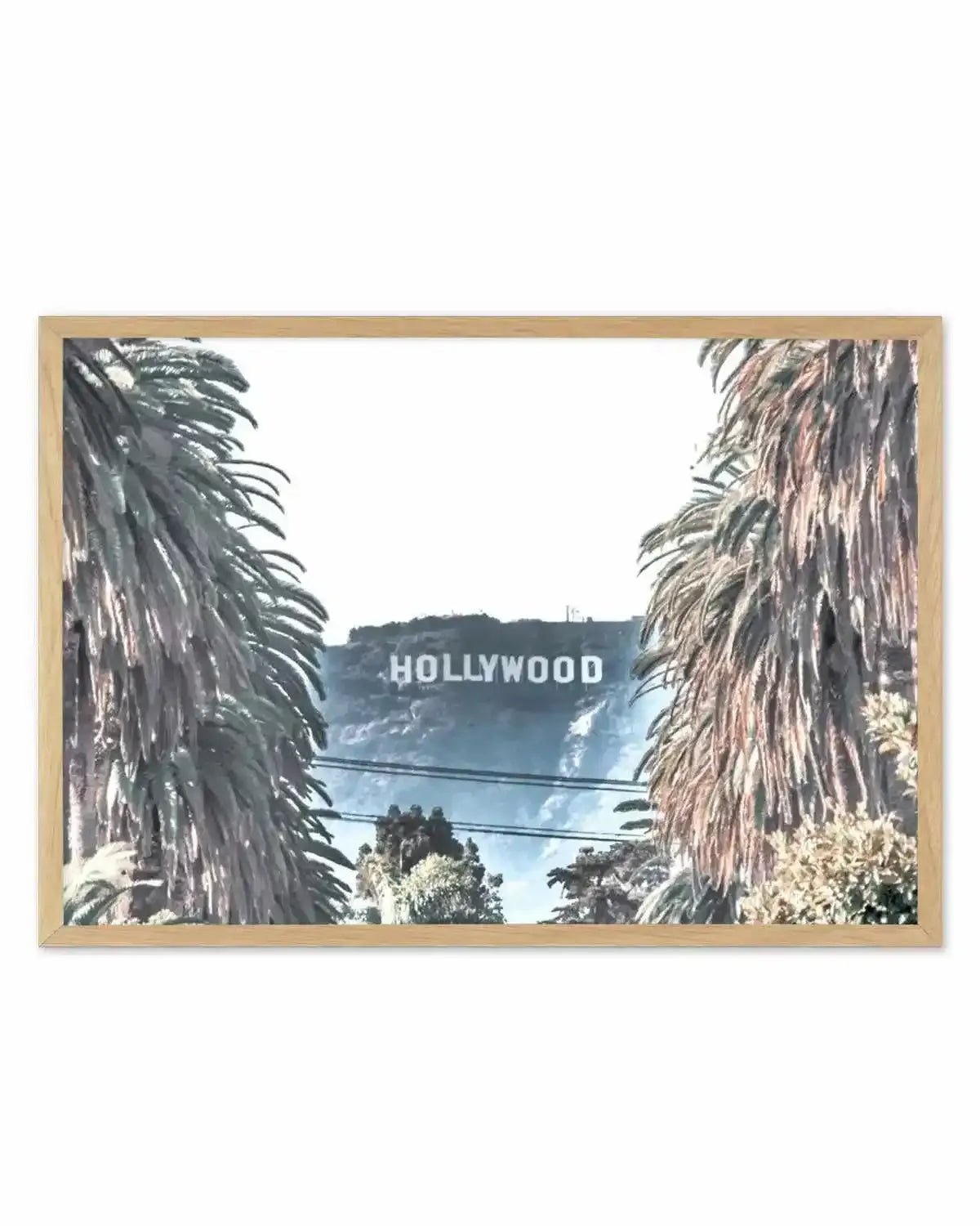 Hollywood Art Print from Olive et Oriel where you can shop wallpaper and artworks online