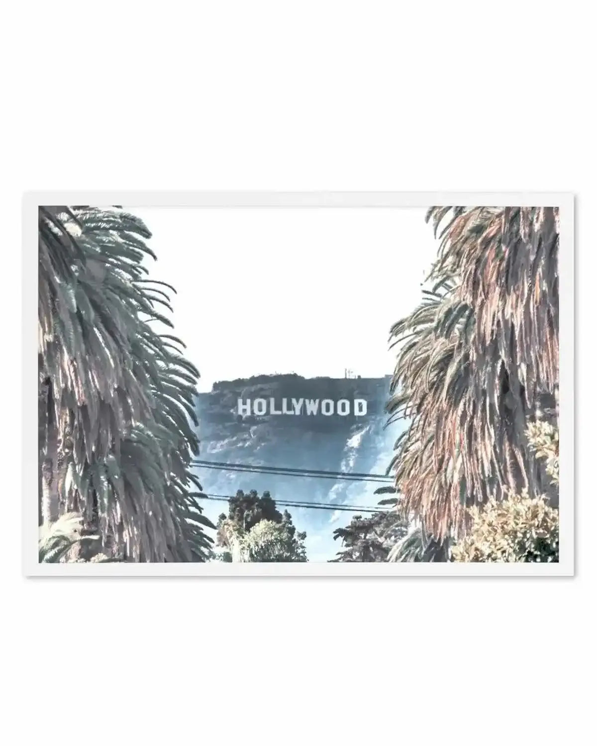 Hollywood Art Print from Olive et Oriel where you can shop wallpaper and artworks online