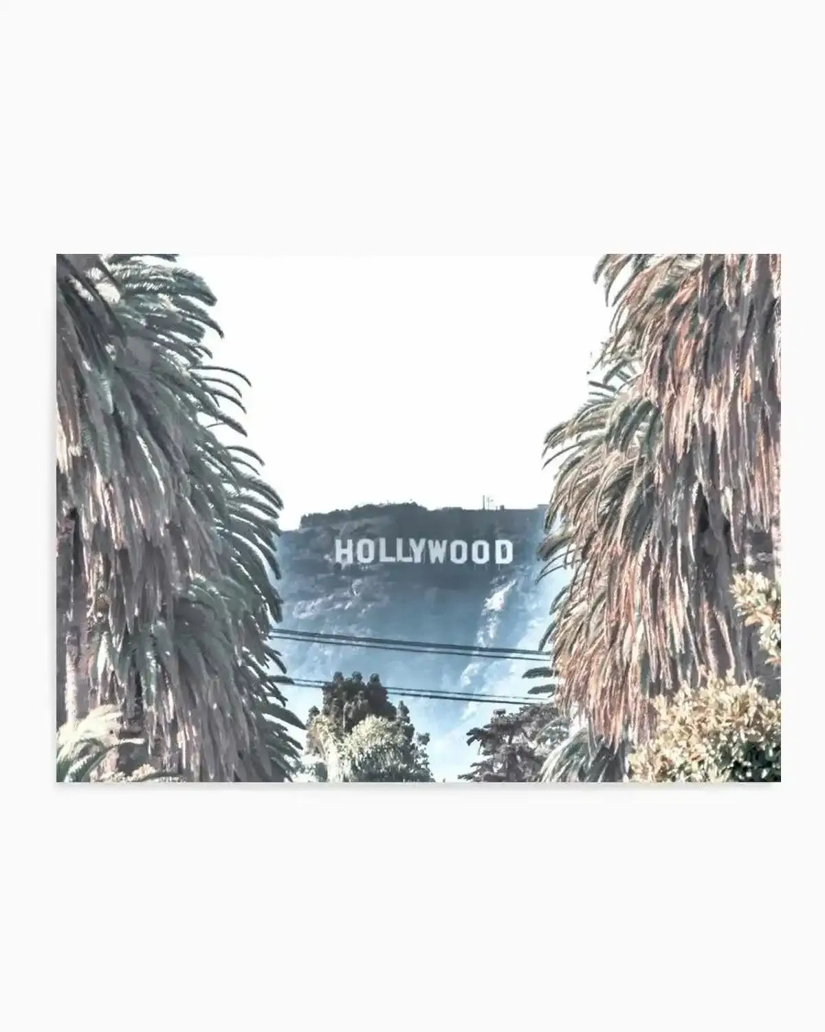 Hollywood Art Print from Olive et Oriel where you can shop wallpaper and artworks online