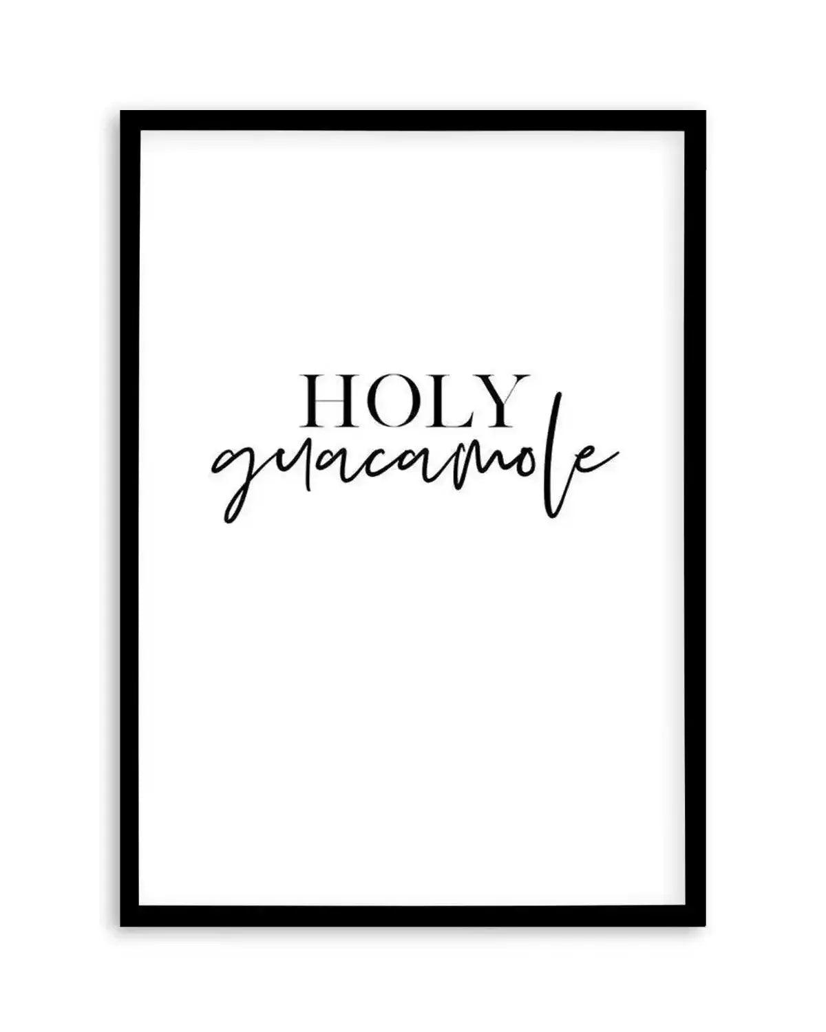 Holy Guacamole Art Print from Olive et Oriel where you can shop wallpaper and artworks online