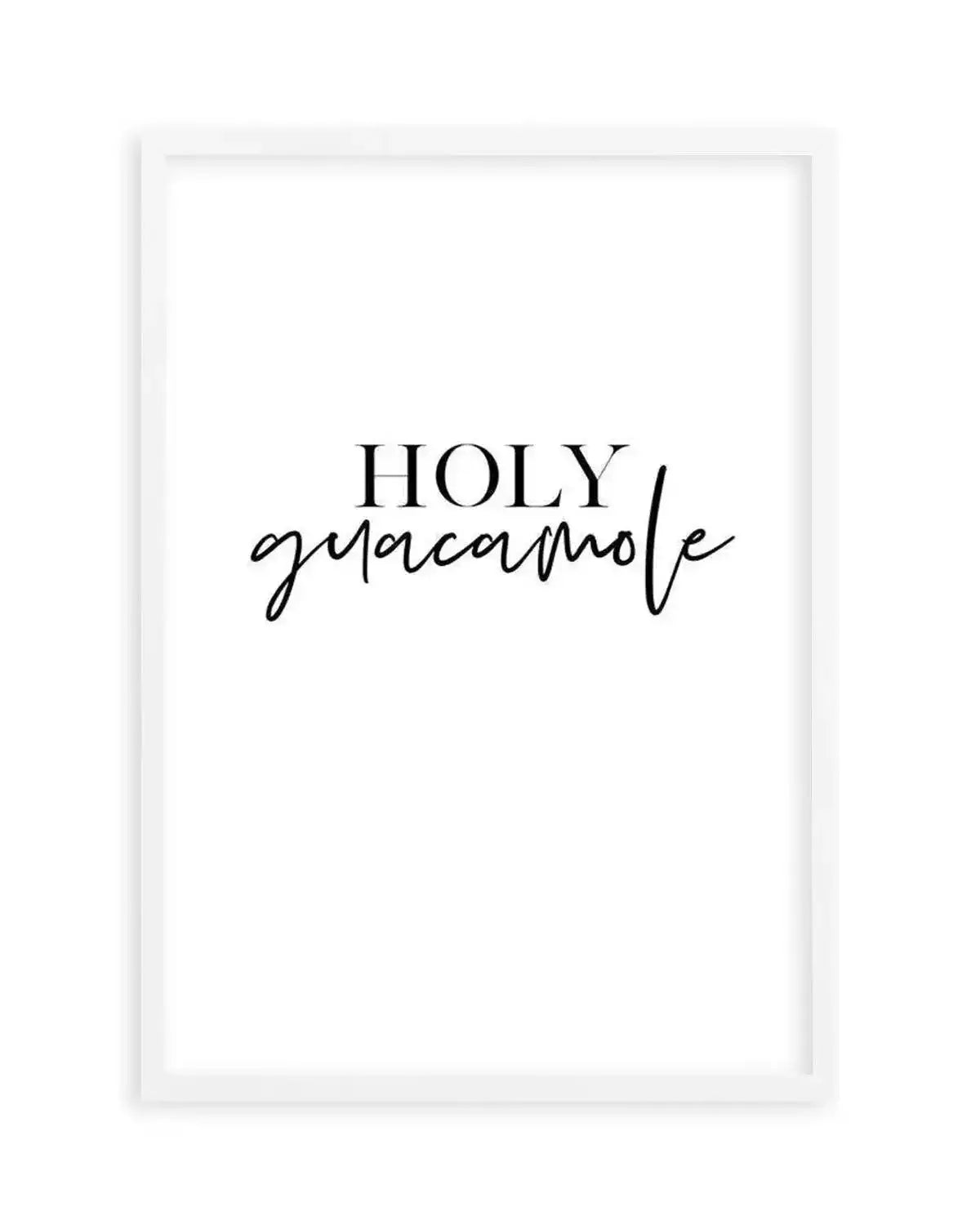 Holy Guacamole Art Print from Olive et Oriel where you can shop wallpaper and artworks online