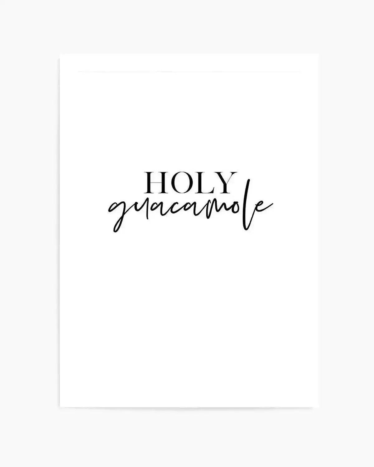 Holy Guacamole Art Print from Olive et Oriel where you can shop wallpaper and artworks online