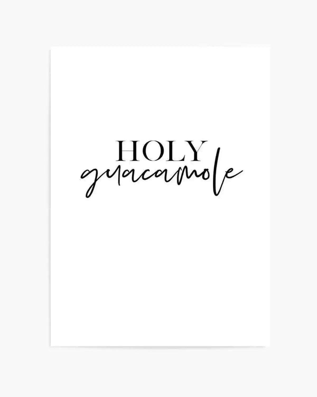 Holy Guacamole Art Print from Olive et Oriel where you can shop wallpaper and artworks online