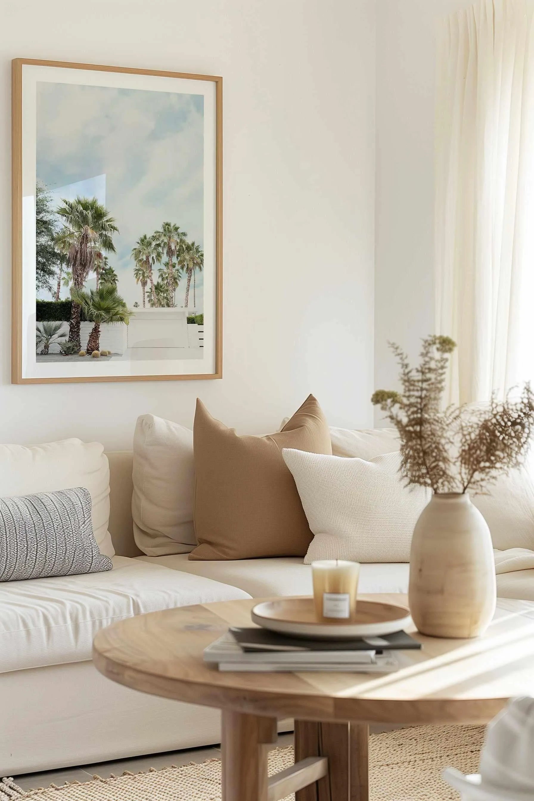 Home, Palm Springs Art Print from Olive et Oriel where you can shop wallpaper and artworks online