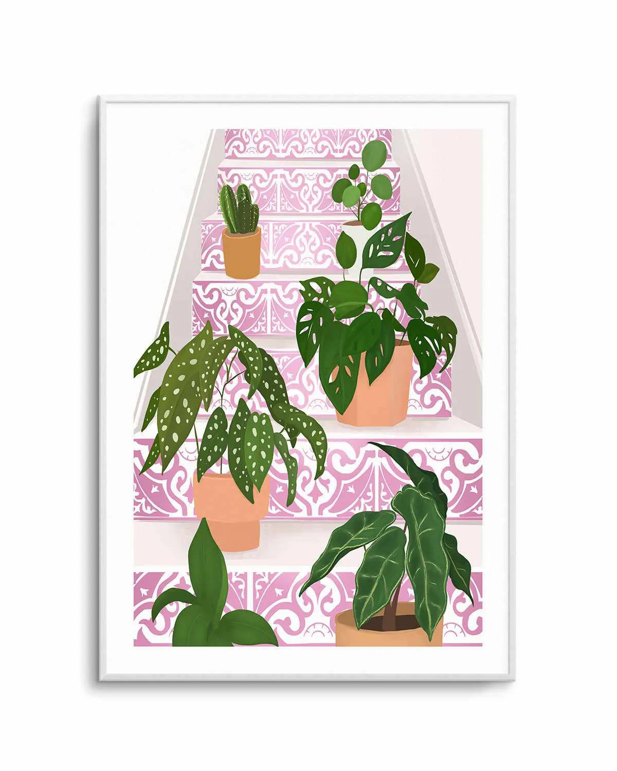 Home Plants by Petra Lizde Art Print from Olive et Oriel where you can shop wallpaper and artworks online