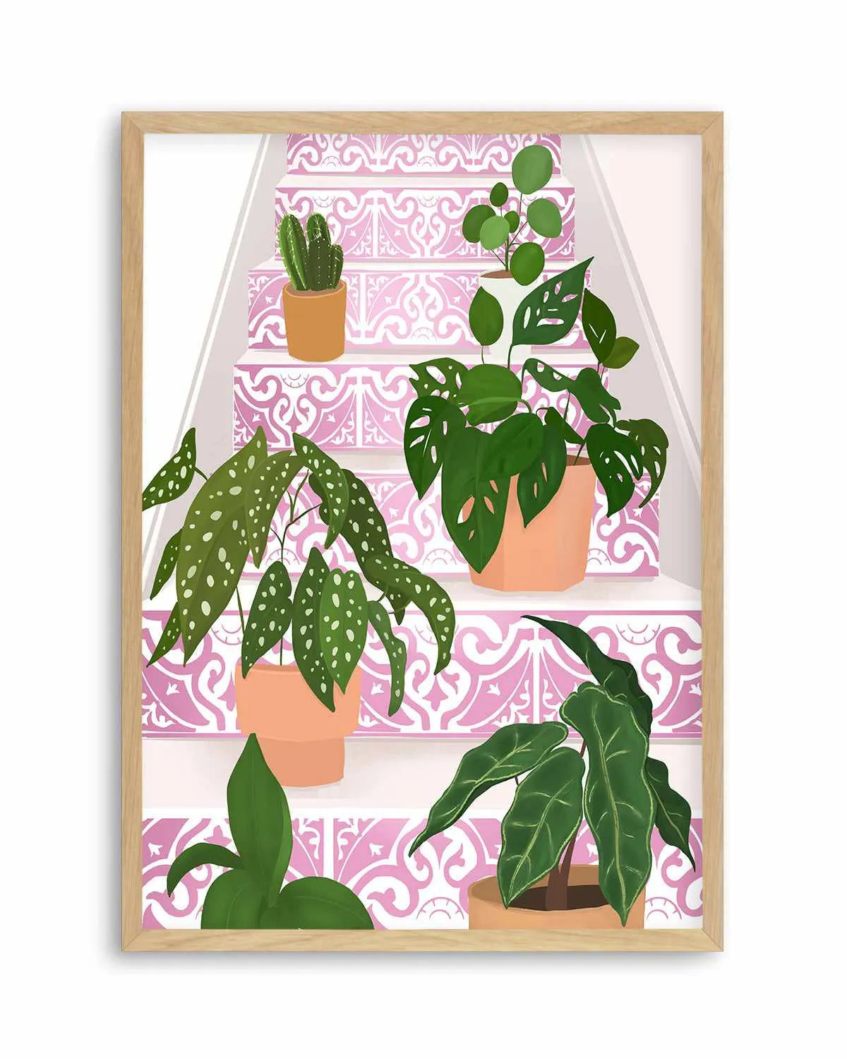 Home Plants by Petra Lizde Art Print from Olive et Oriel where you can shop wallpaper and artworks online