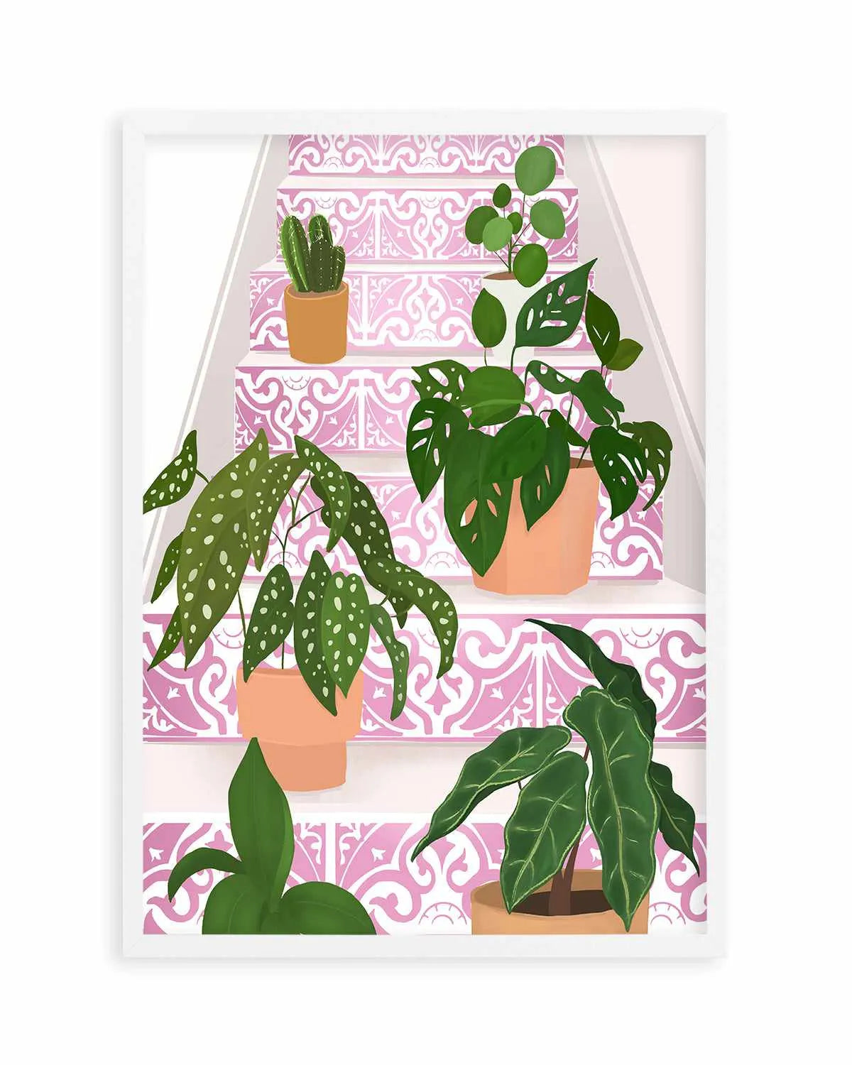 Home Plants by Petra Lizde Art Print from Olive et Oriel where you can shop wallpaper and artworks online