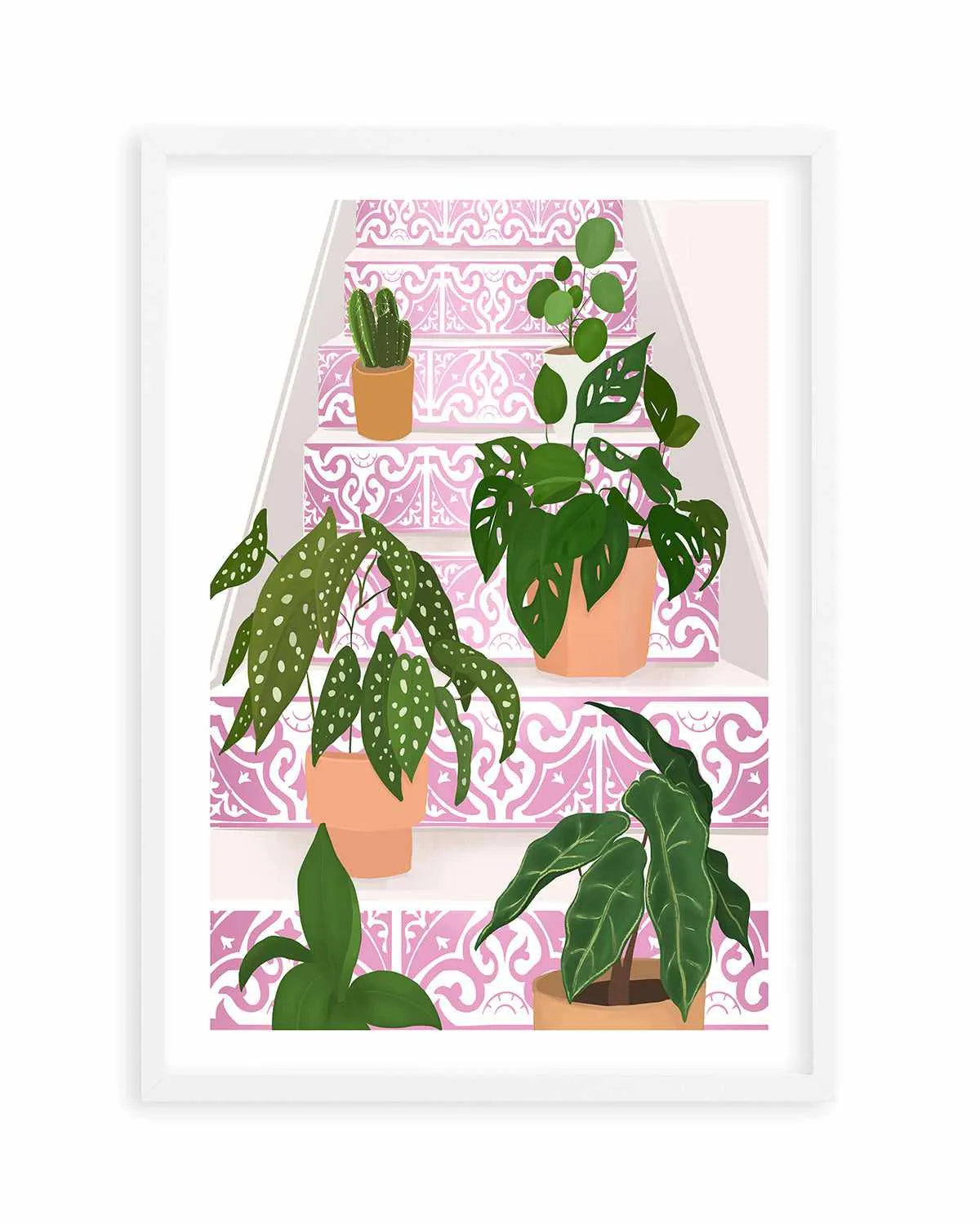 Home Plants by Petra Lizde Art Print from Olive et Oriel where you can shop wallpaper and artworks online