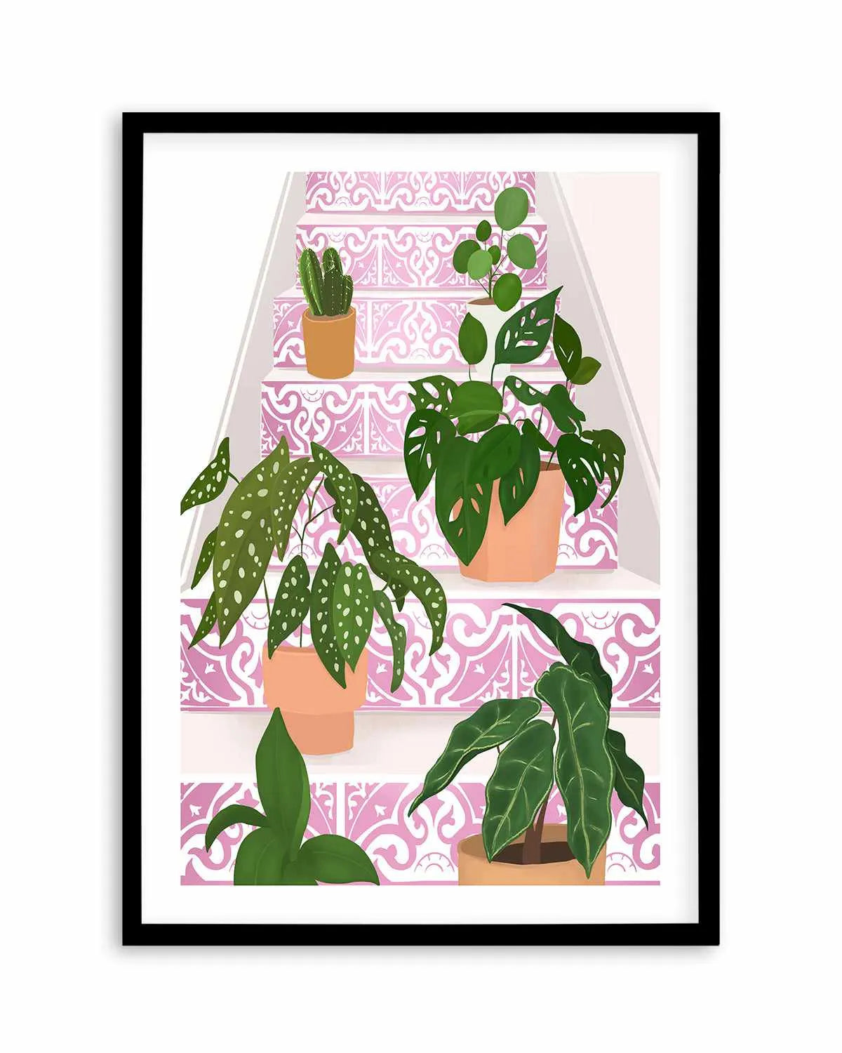 Home Plants by Petra Lizde Art Print from Olive et Oriel where you can shop wallpaper and artworks online