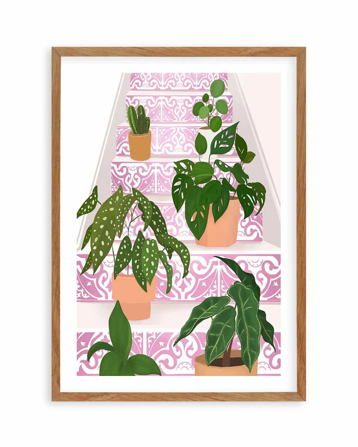 Home Plants by Petra Lizde Art Print from Olive et Oriel where you can shop wallpaper and artworks online