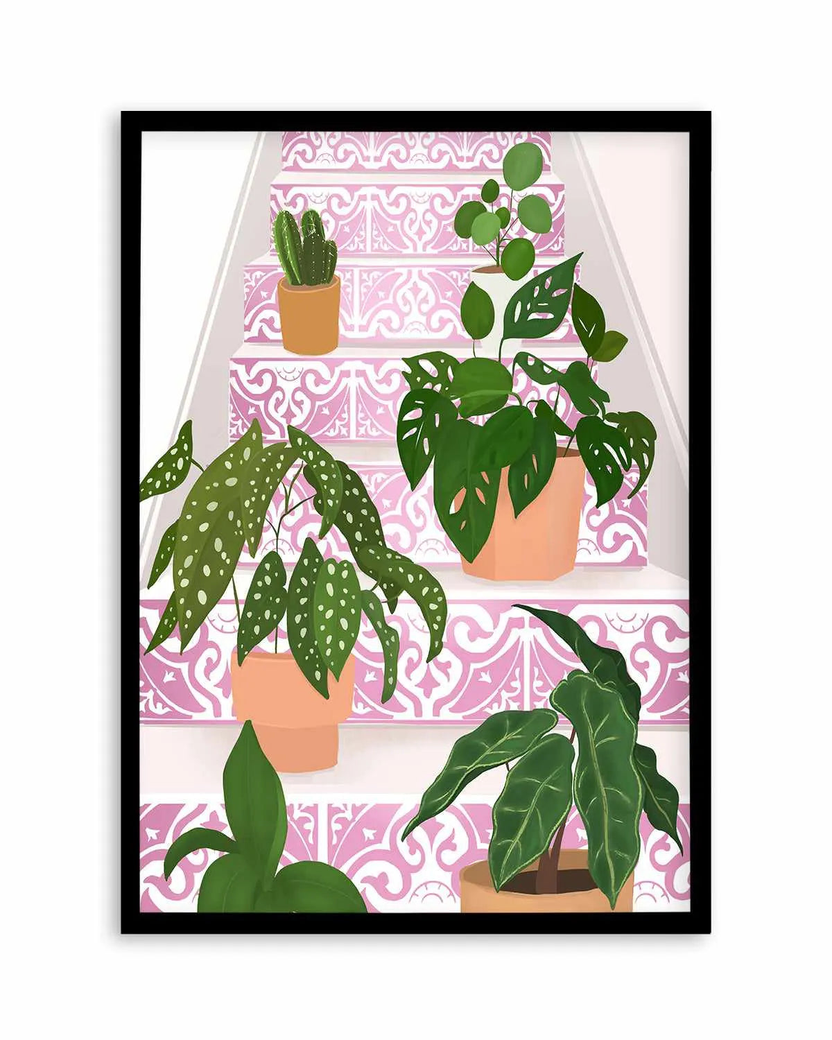 Home Plants by Petra Lizde Art Print from Olive et Oriel where you can shop wallpaper and artworks online