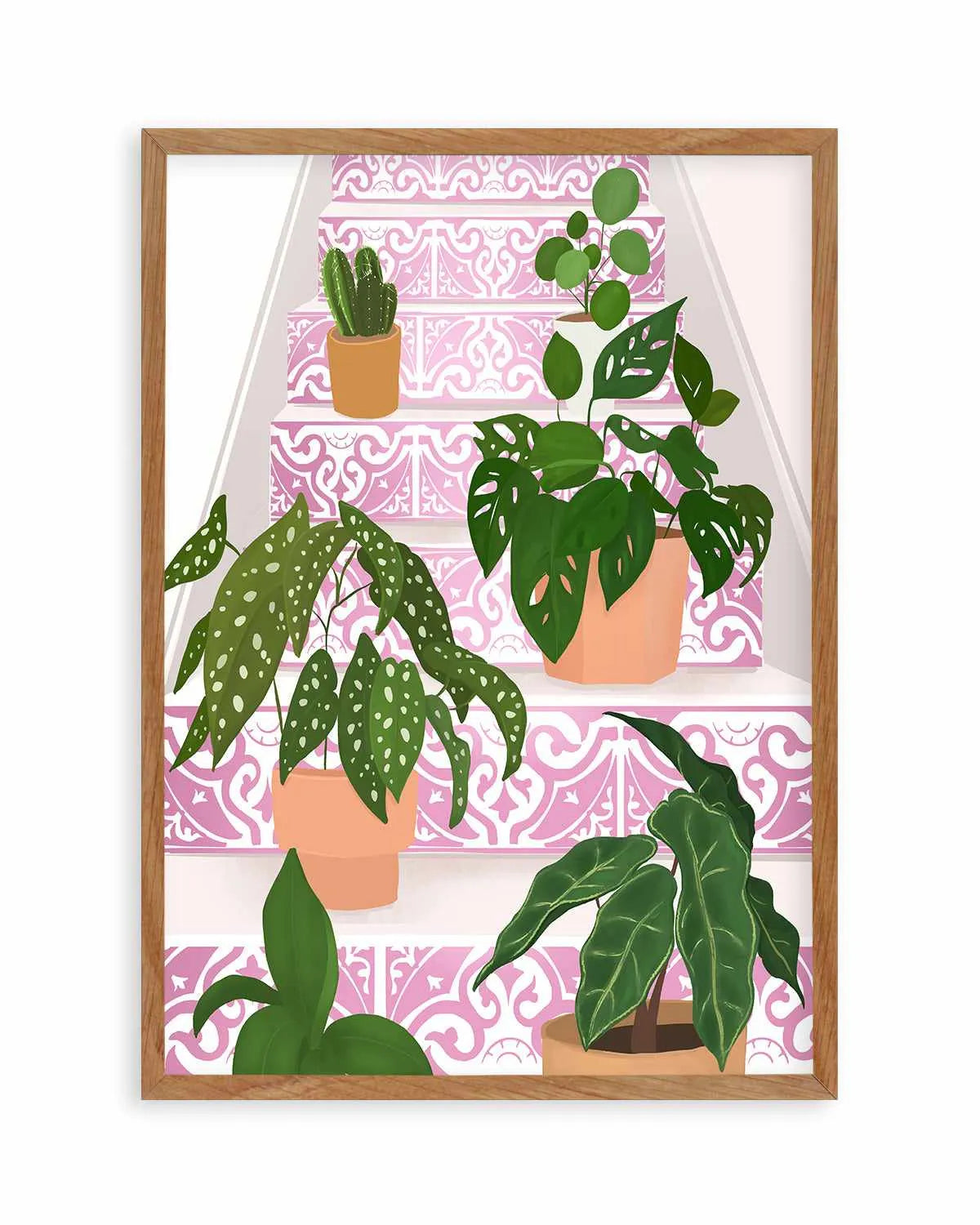 Home Plants by Petra Lizde Art Print from Olive et Oriel where you can shop wallpaper and artworks online