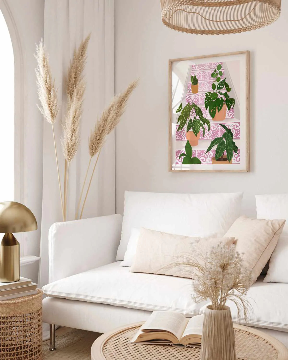 Home Plants by Petra Lizde Art Print from Olive et Oriel where you can shop wallpaper and artworks online