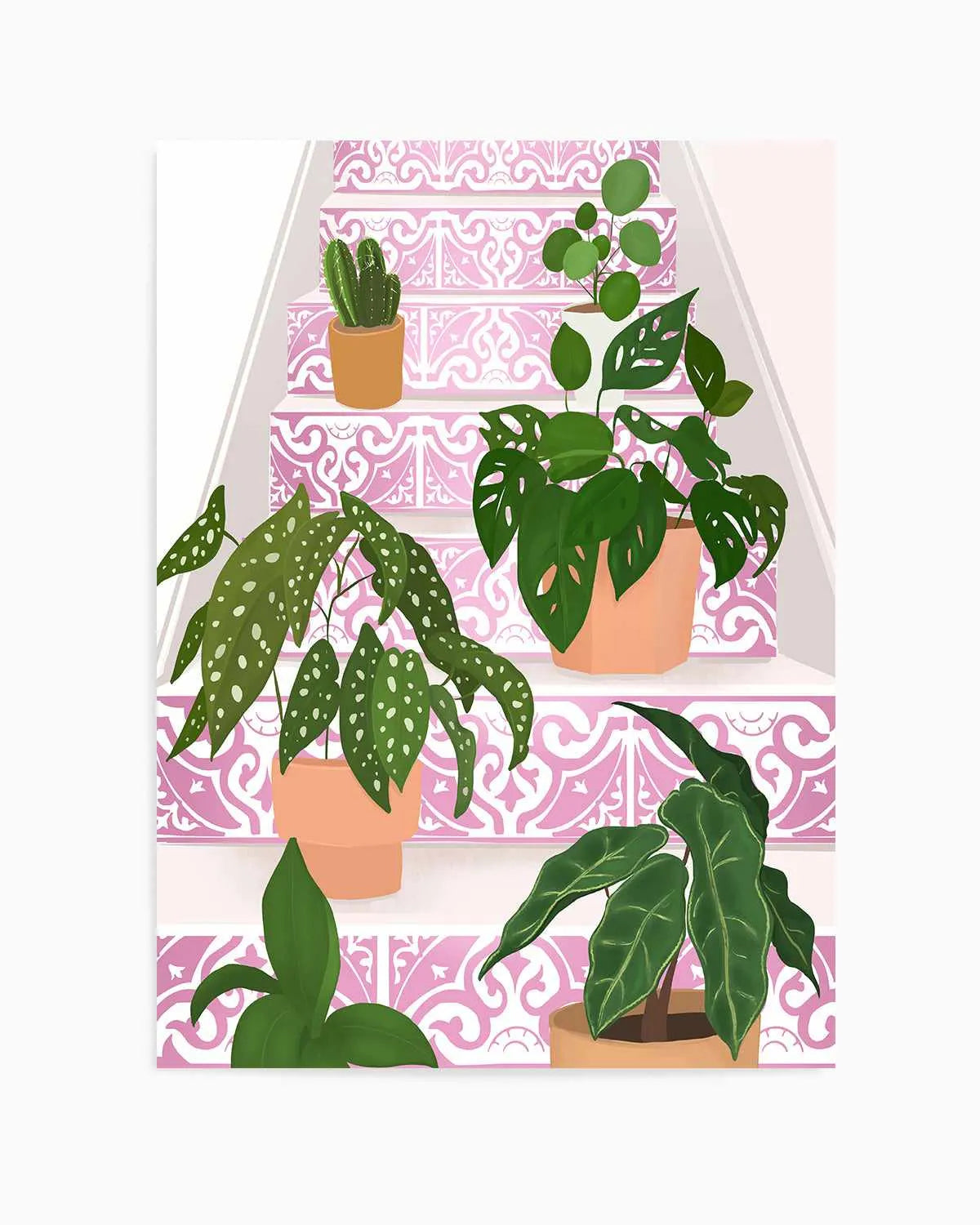 Home Plants by Petra Lizde Art Print from Olive et Oriel where you can shop wallpaper and artworks online
