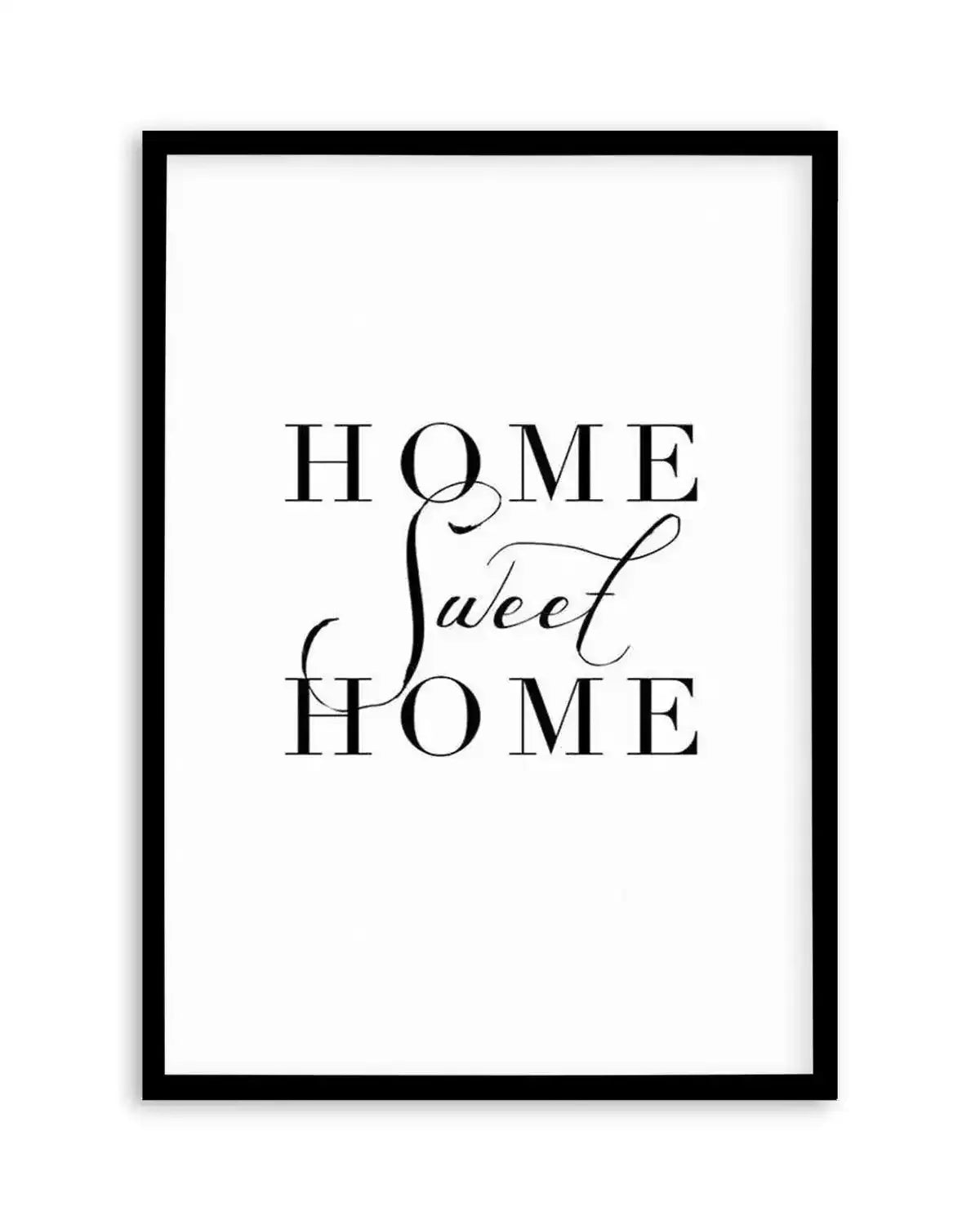 Home Sweet Home Art Print from Olive et Oriel where you can shop wallpaper and artworks online