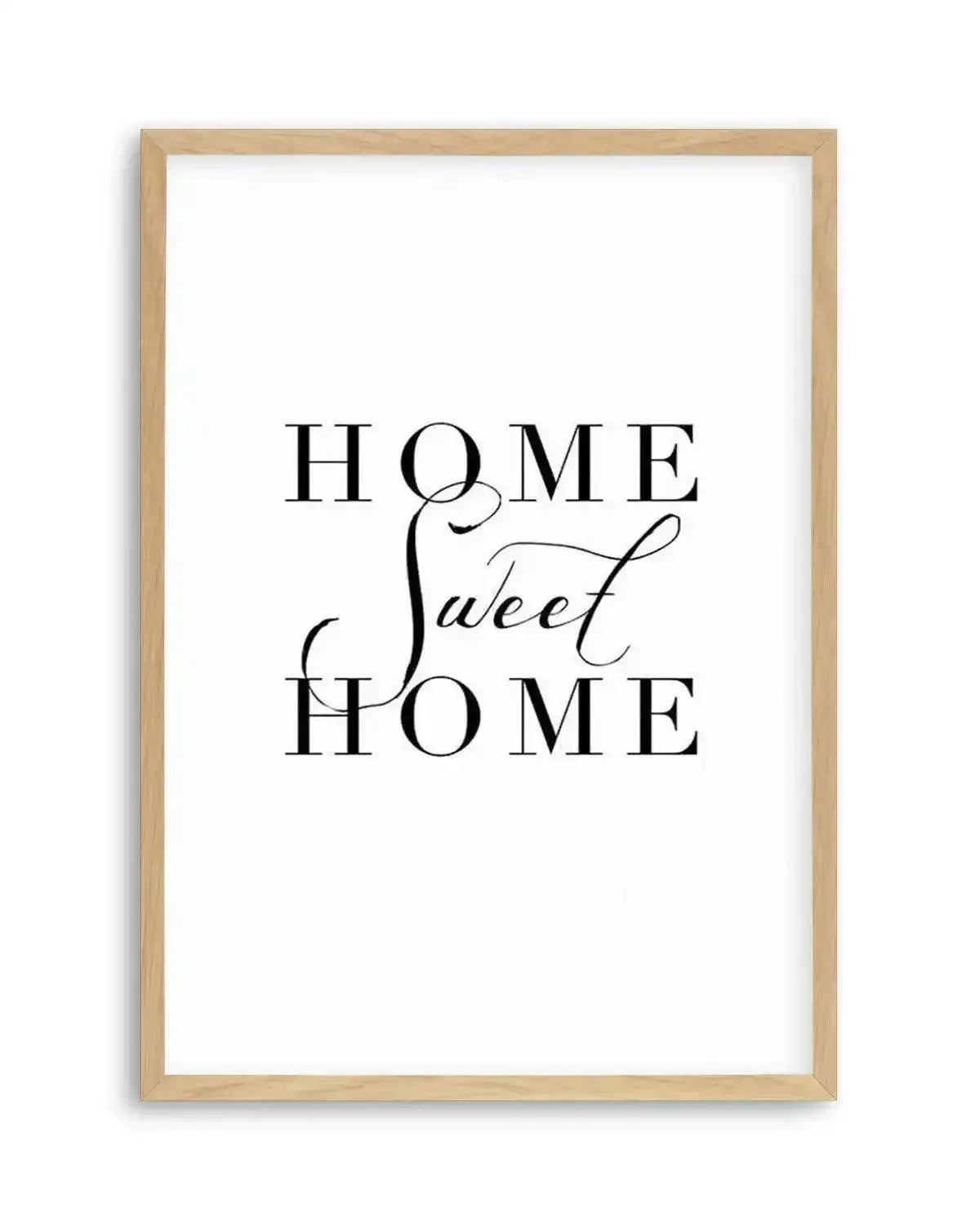 Home Sweet Home Art Print from Olive et Oriel where you can shop wallpaper and artworks online