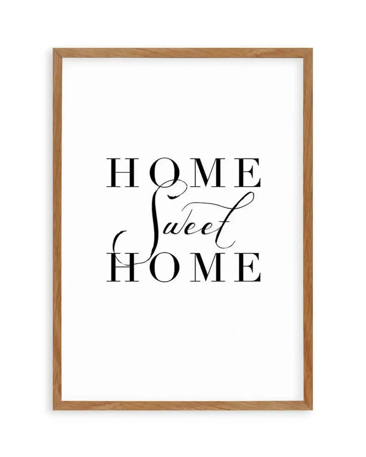Home Sweet Home Art Print from Olive et Oriel where you can shop wallpaper and artworks online