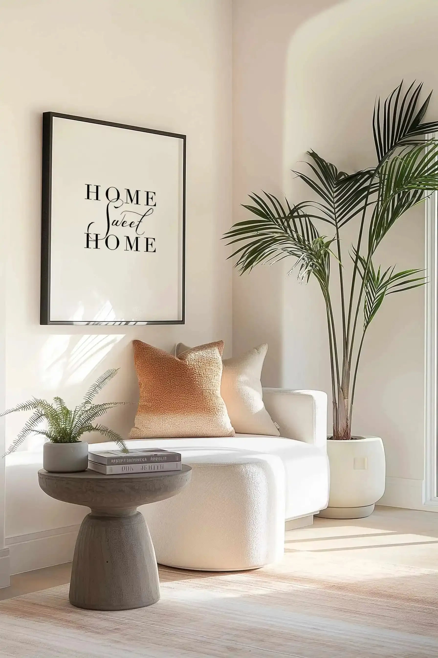 Home Sweet Home Art Print from Olive et Oriel where you can shop wallpaper and artworks online