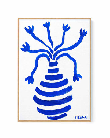 Home With You by Teena Zerefos | Framed Canvas Art Print from Olive et Oriel where you can shop wallpaper and artworks online