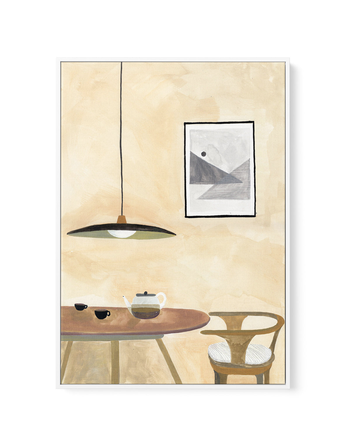 Home by Laura Page | Framed Canvas Art Print