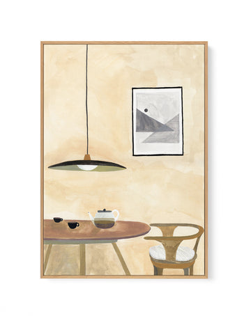 Home by Laura Page | Framed Canvas Wall Art