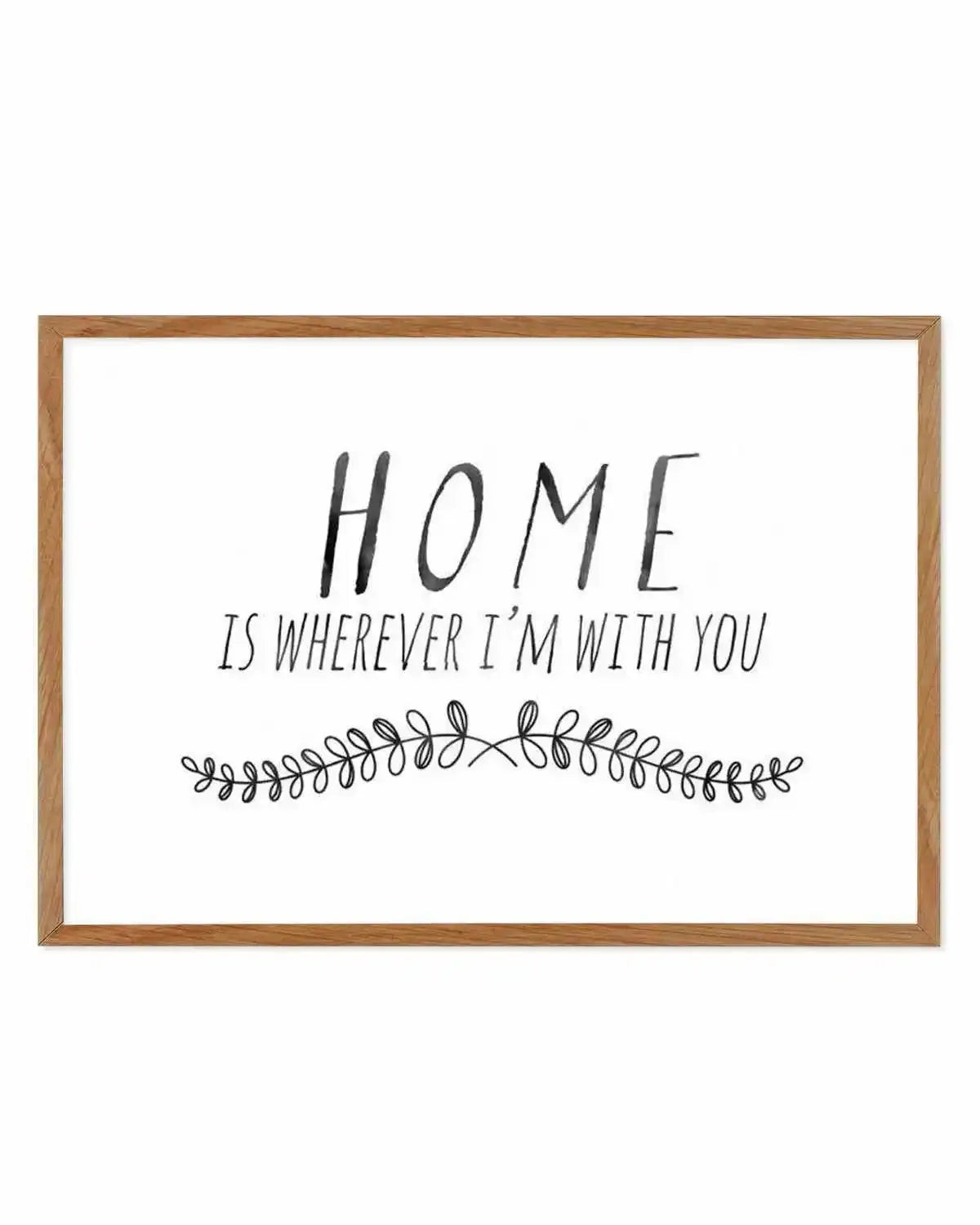 Home is... Art Print from Olive et Oriel where you can shop wallpaper and artworks online