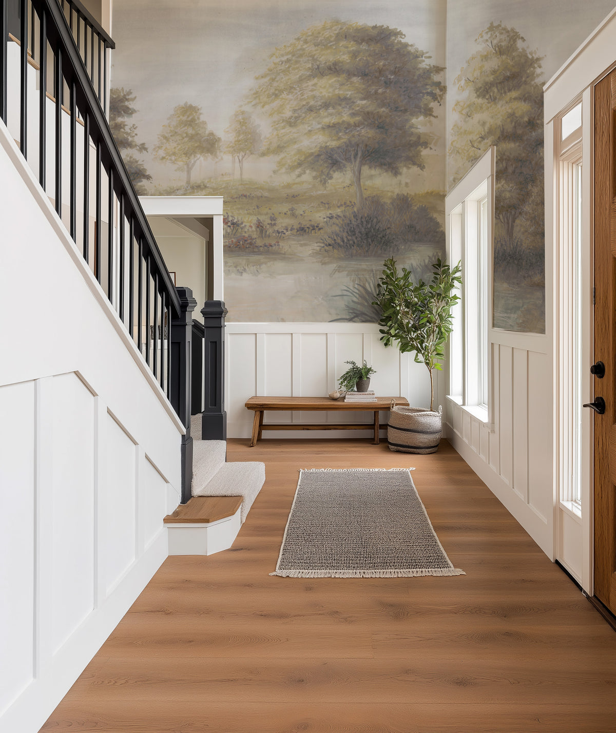 Homestead Trail Panoramic Wallpaper Mural Wallpaper from Olive et Oriel where you can shop wallpaper and artworks online