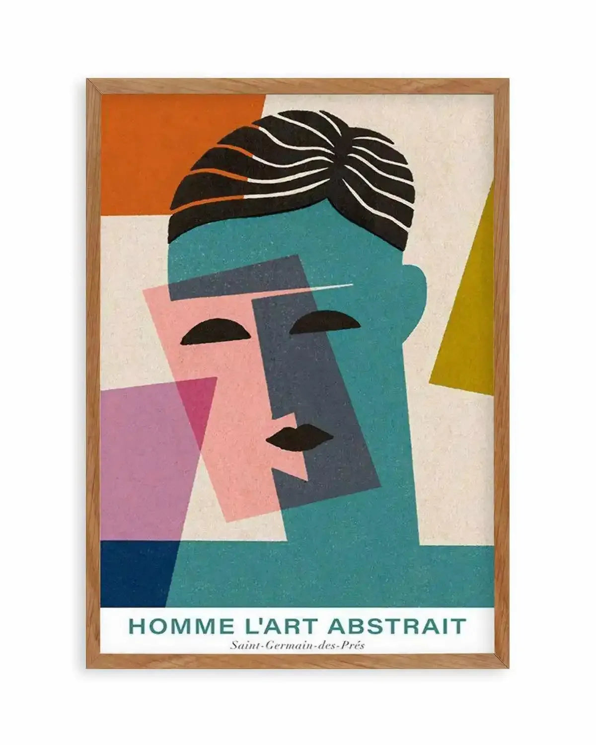 Homme L'art Abstrait Art Print from Olive et Oriel where you can shop wallpaper and artworks online