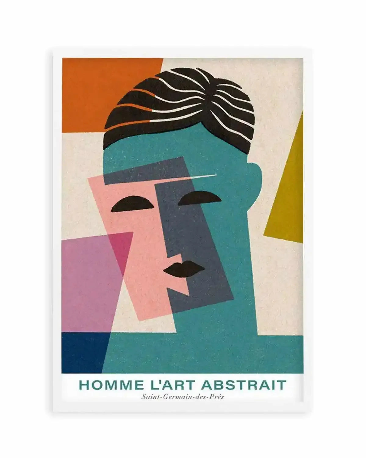 Homme L'art Abstrait Art Print from Olive et Oriel where you can shop wallpaper and artworks online