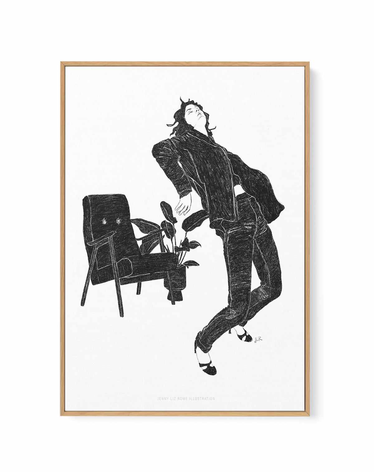 Honey Dancer I by Jenny Liz Rome | Framed Canvas Art Print