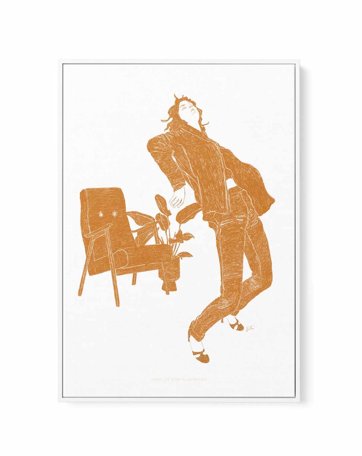 Honey Dancer II by Jenny Liz Rome | Framed Canvas Art Print