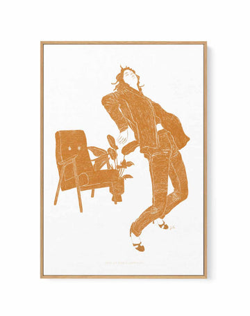 Honey Dancer II by Jenny Liz Rome | Framed Canvas Art Print from Olive et Oriel where you can shop wallpaper and artworks online
