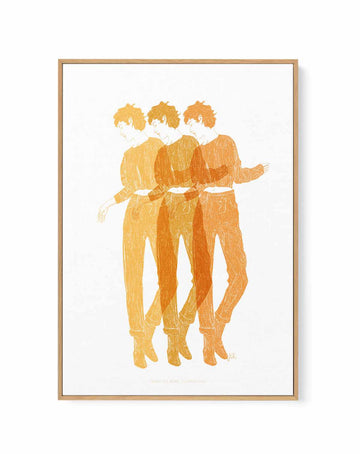 Honey Honey Honey by Jenny Liz Rome | Framed Canvas Art Print from Olive et Oriel where you can shop wallpaper and artworks online