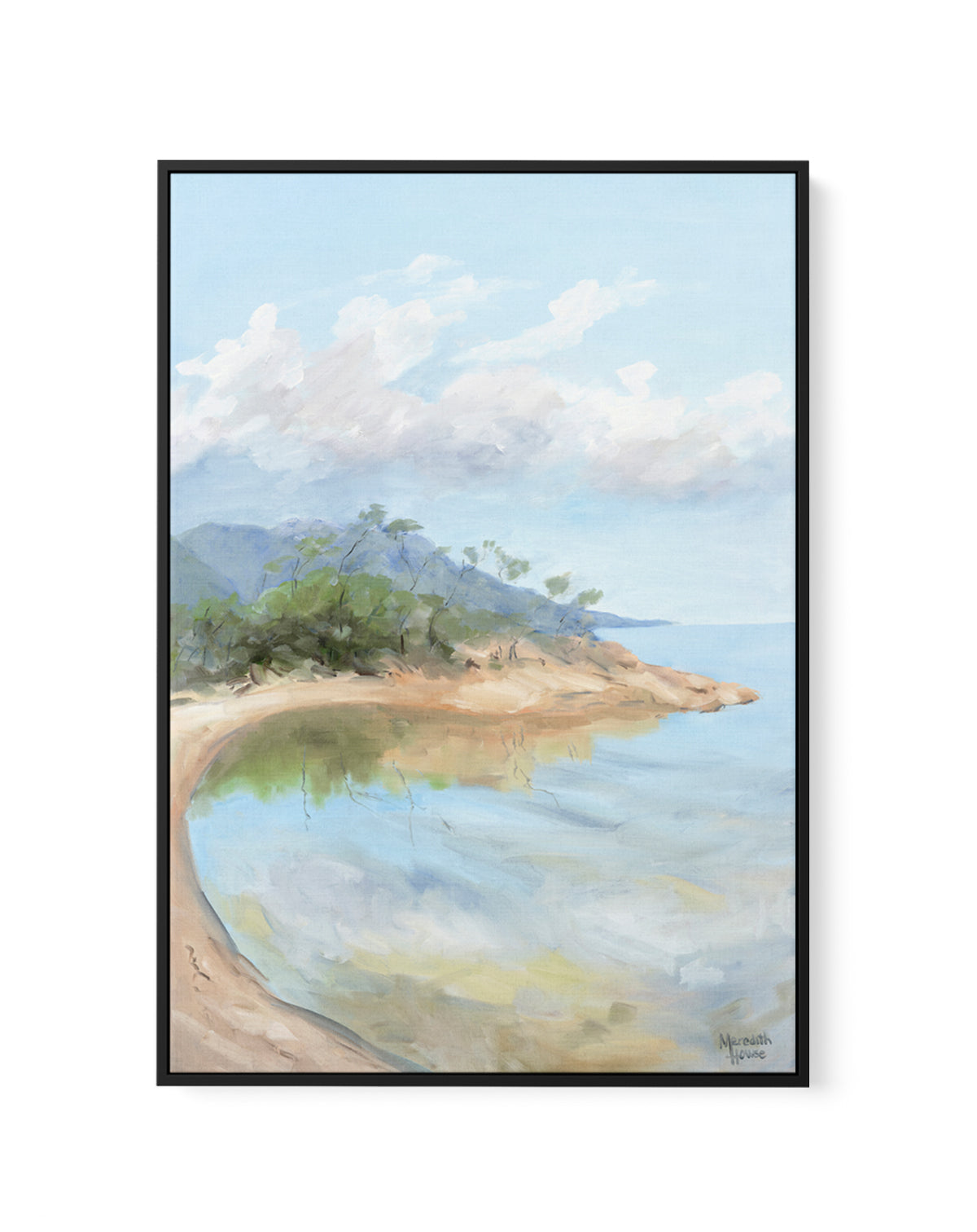 Honeymoon Bay by Meredith Howse | Framed Canvas Art Print