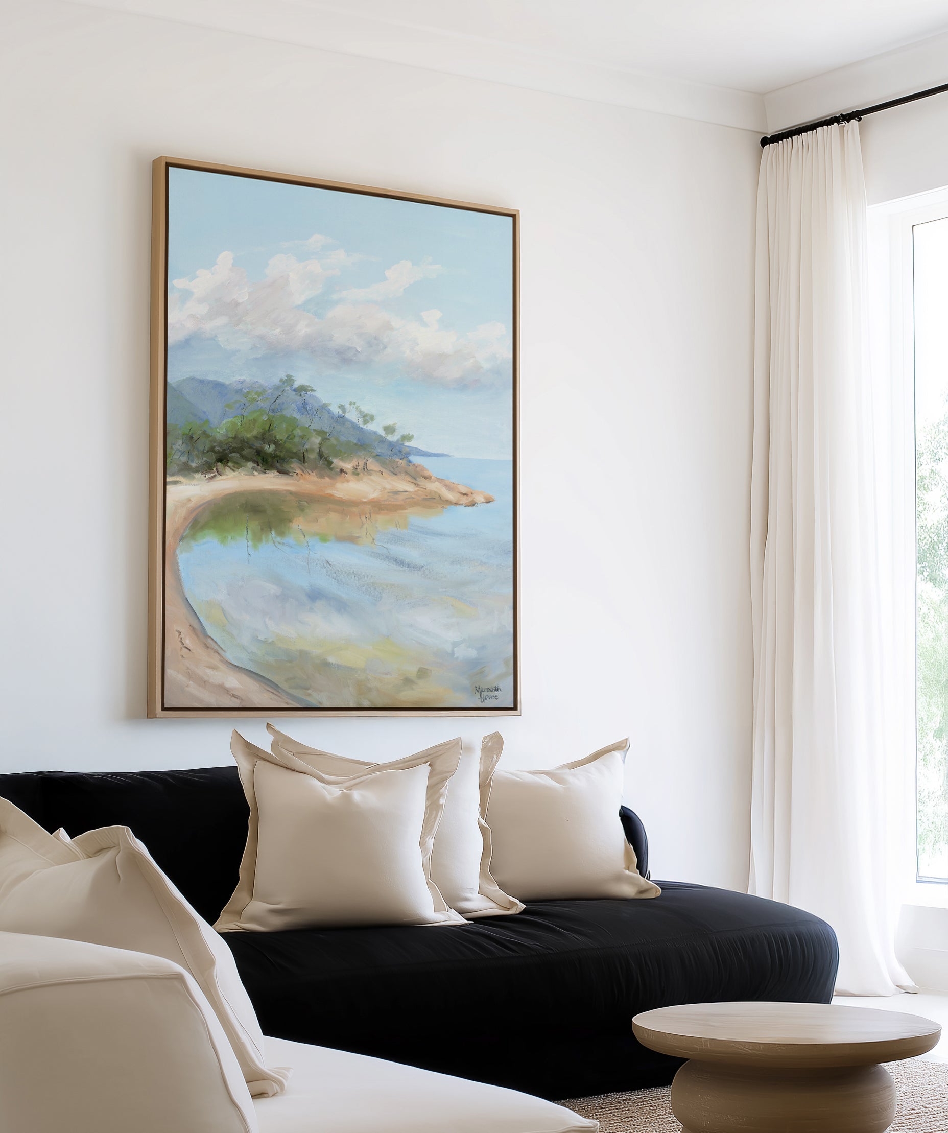 Honeymoon Bay by Meredith Howse | Framed Canvas Art Print
