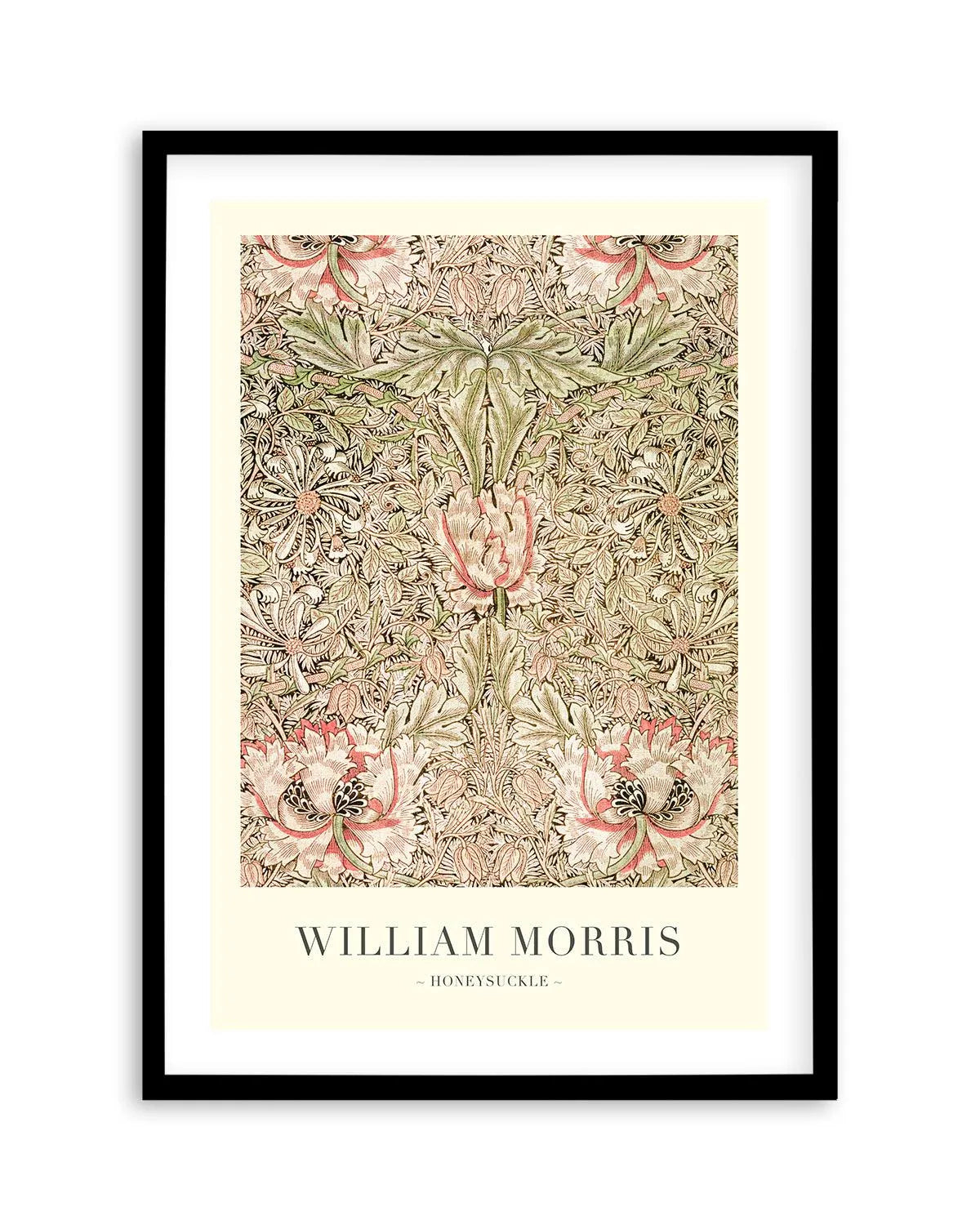 Honeysuckle by William Morris Art Print from Olive et Oriel where you can shop wallpaper and artworks online