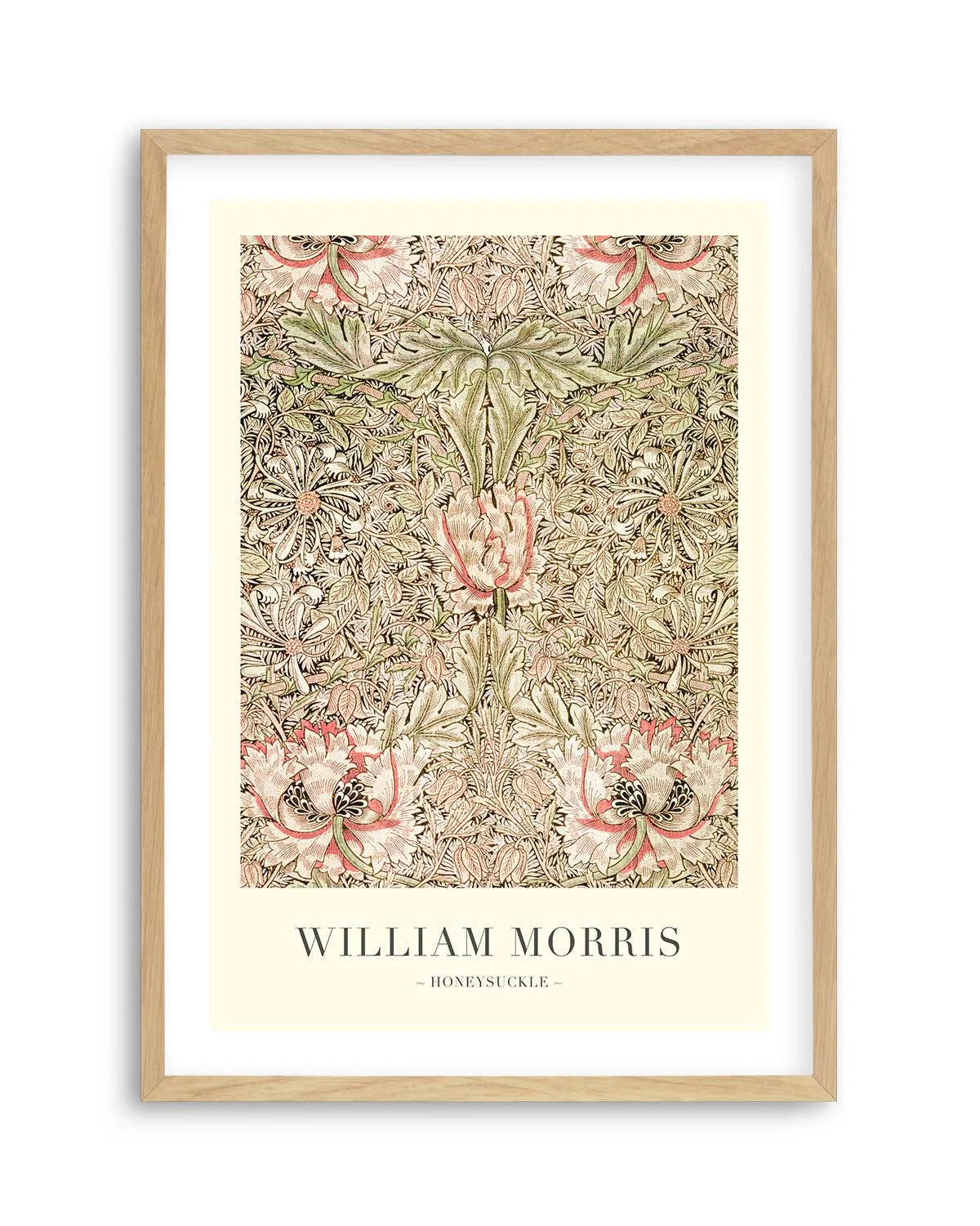 Honeysuckle by William Morris Art Print from Olive et Oriel where you can shop wallpaper and artworks online