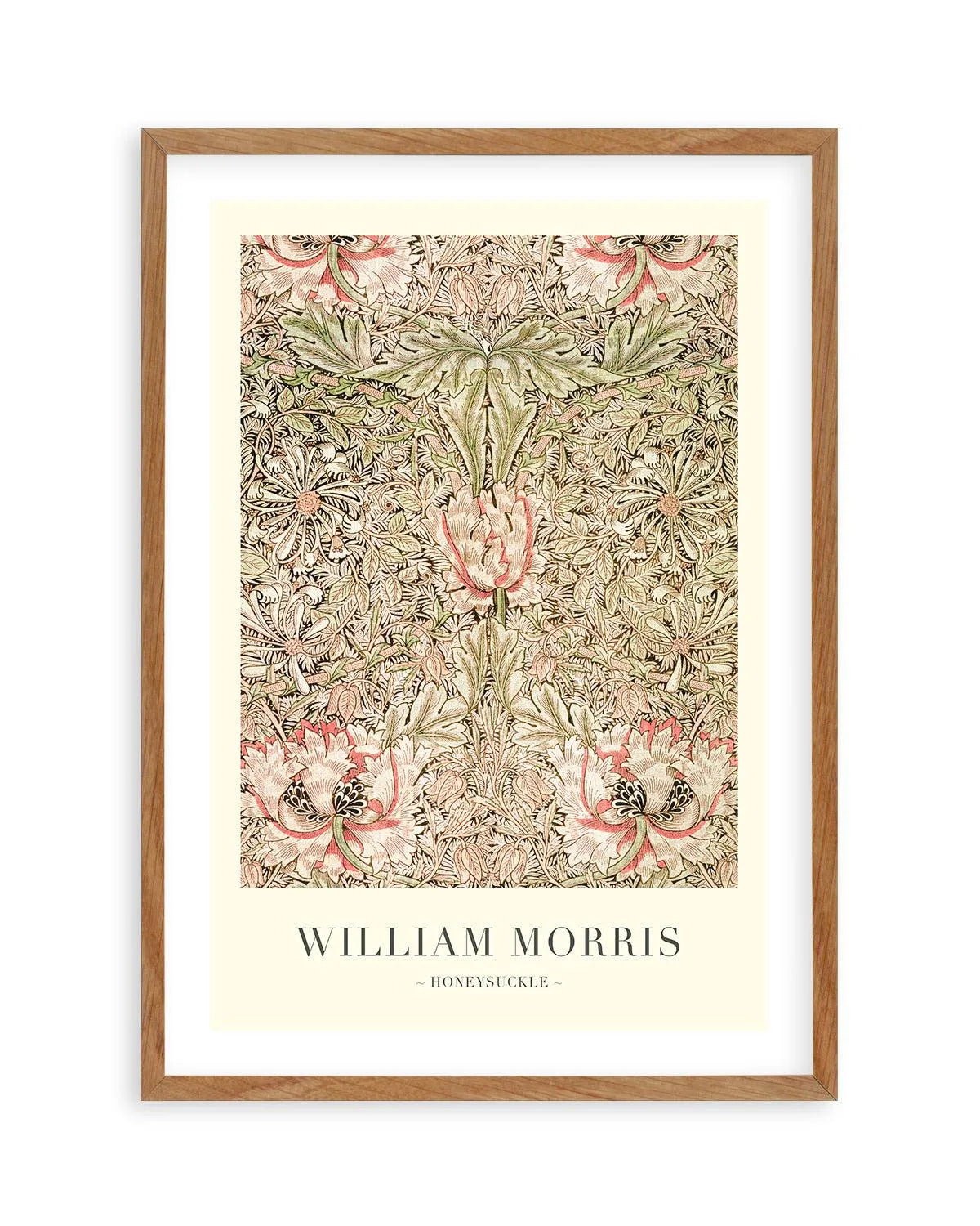 Honeysuckle by William Morris Art Print from Olive et Oriel where you can shop wallpaper and artworks online