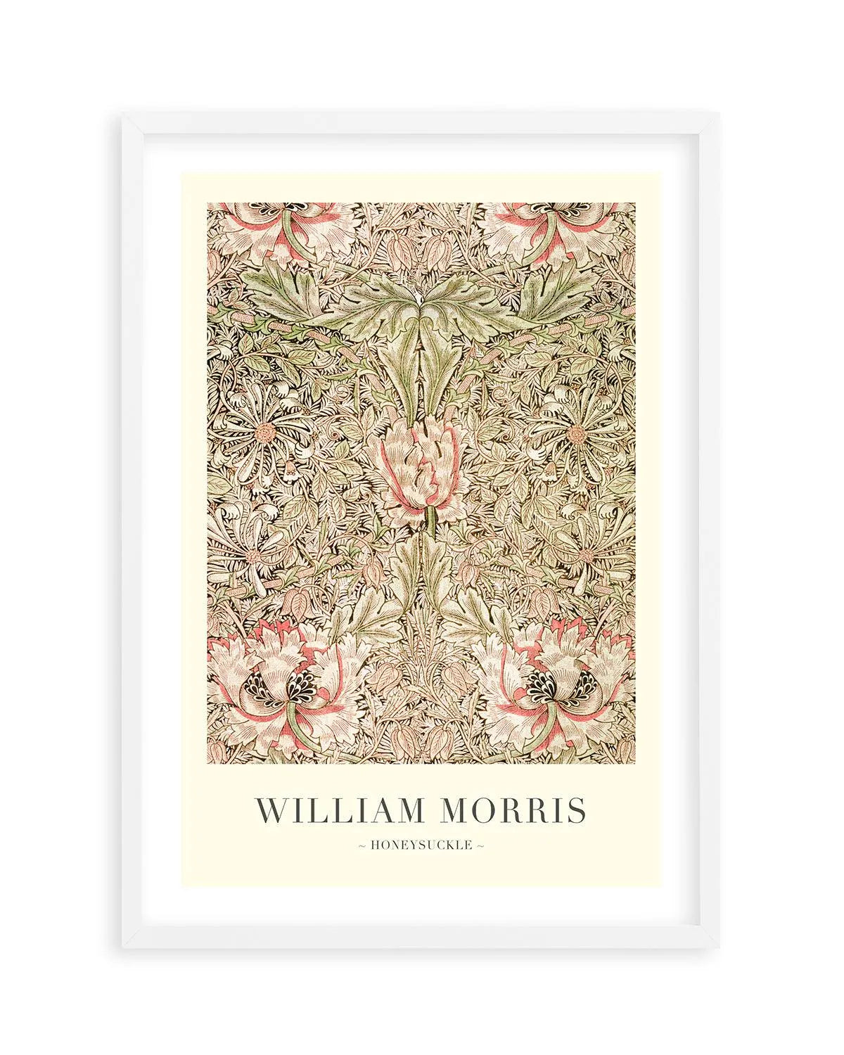 Honeysuckle by William Morris Art Print from Olive et Oriel where you can shop wallpaper and artworks online