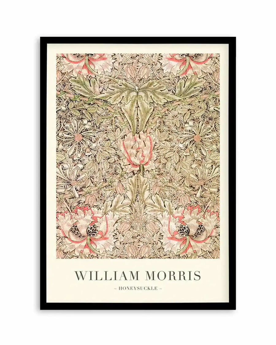 Honeysuckle by William Morris Art Print from Olive et Oriel where you can shop wallpaper and artworks online