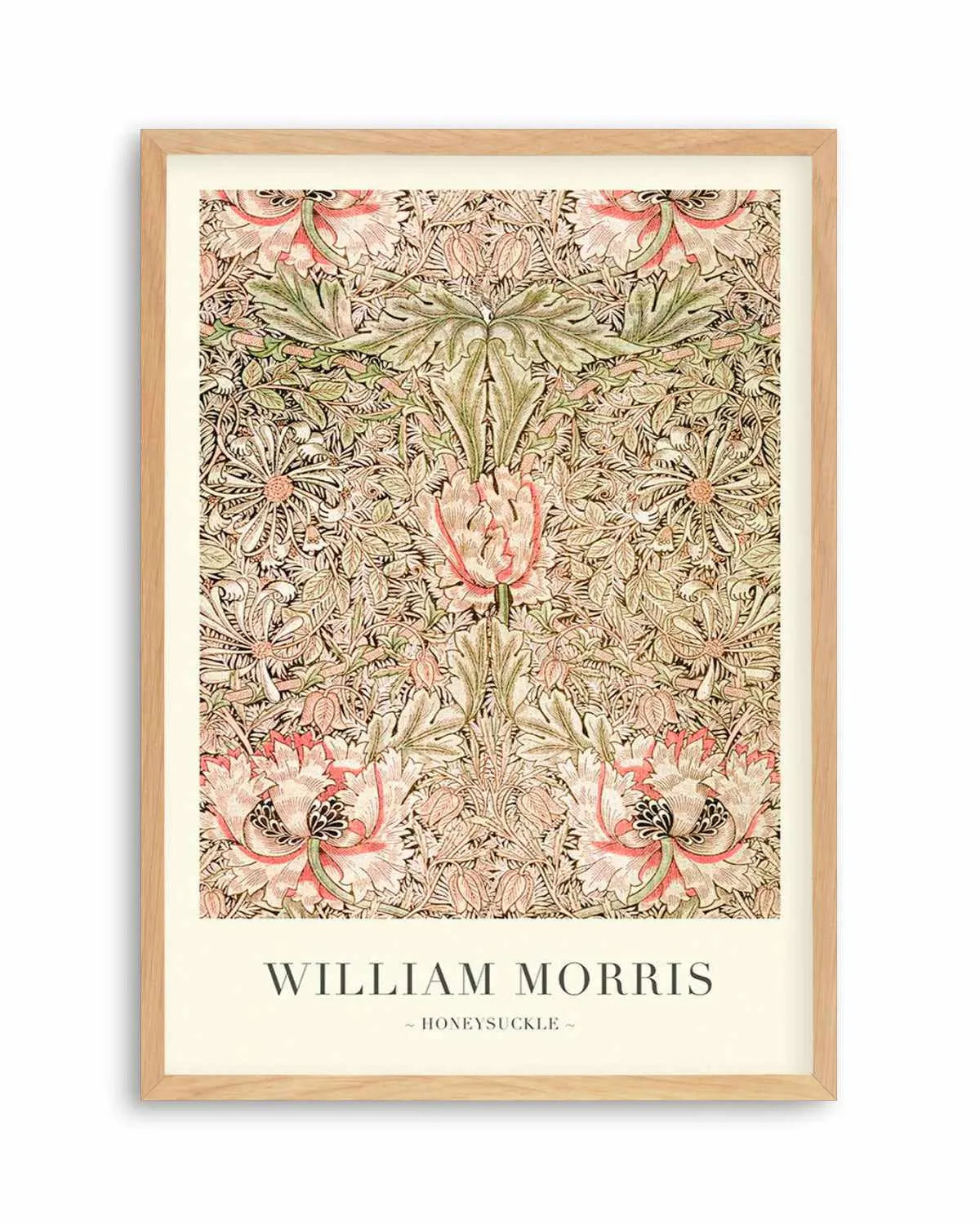 Honeysuckle by William Morris Art Print from Olive et Oriel where you can shop wallpaper and artworks online