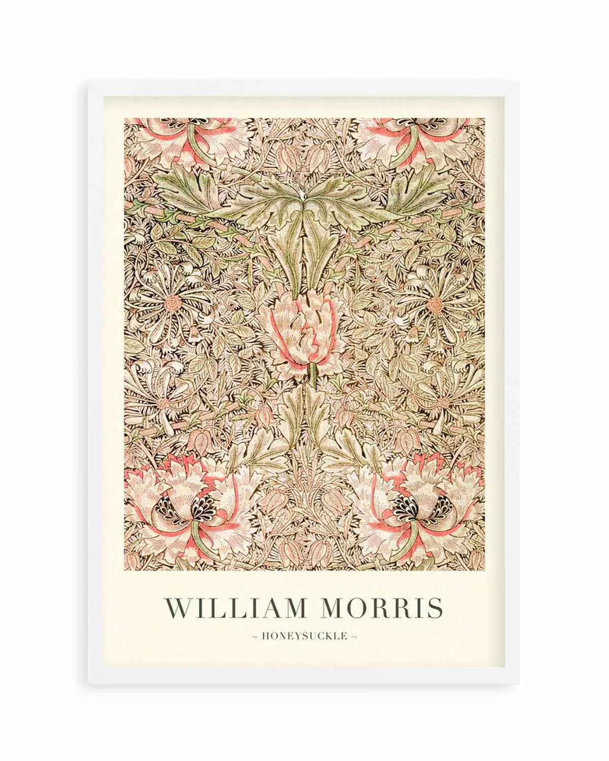 Honeysuckle by William Morris Art Print from Olive et Oriel where you can shop wallpaper and artworks online