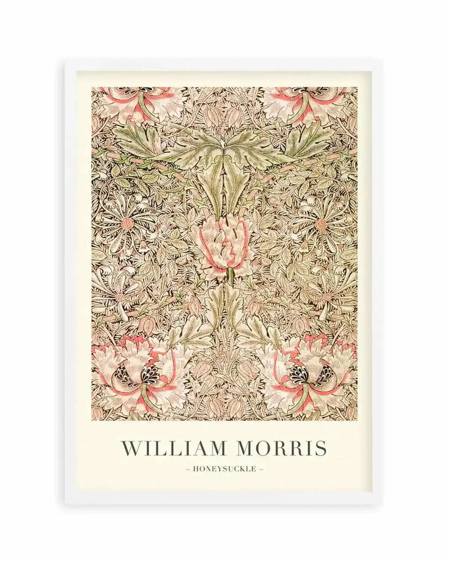 Honeysuckle by William Morris Art Print from Olive et Oriel where you can shop wallpaper and artworks online
