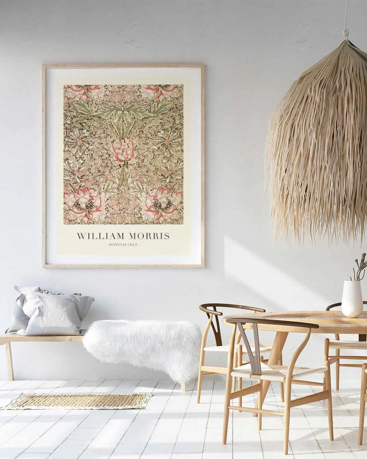 Honeysuckle by William Morris Art Print from Olive et Oriel where you can shop wallpaper and artworks online