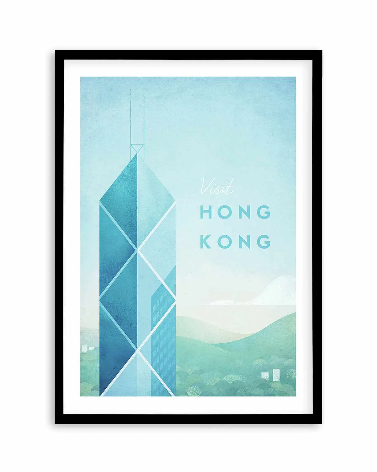 Hong Kong by Henry Rivers Art Print from Olive et Oriel where you can shop wallpaper and artworks online