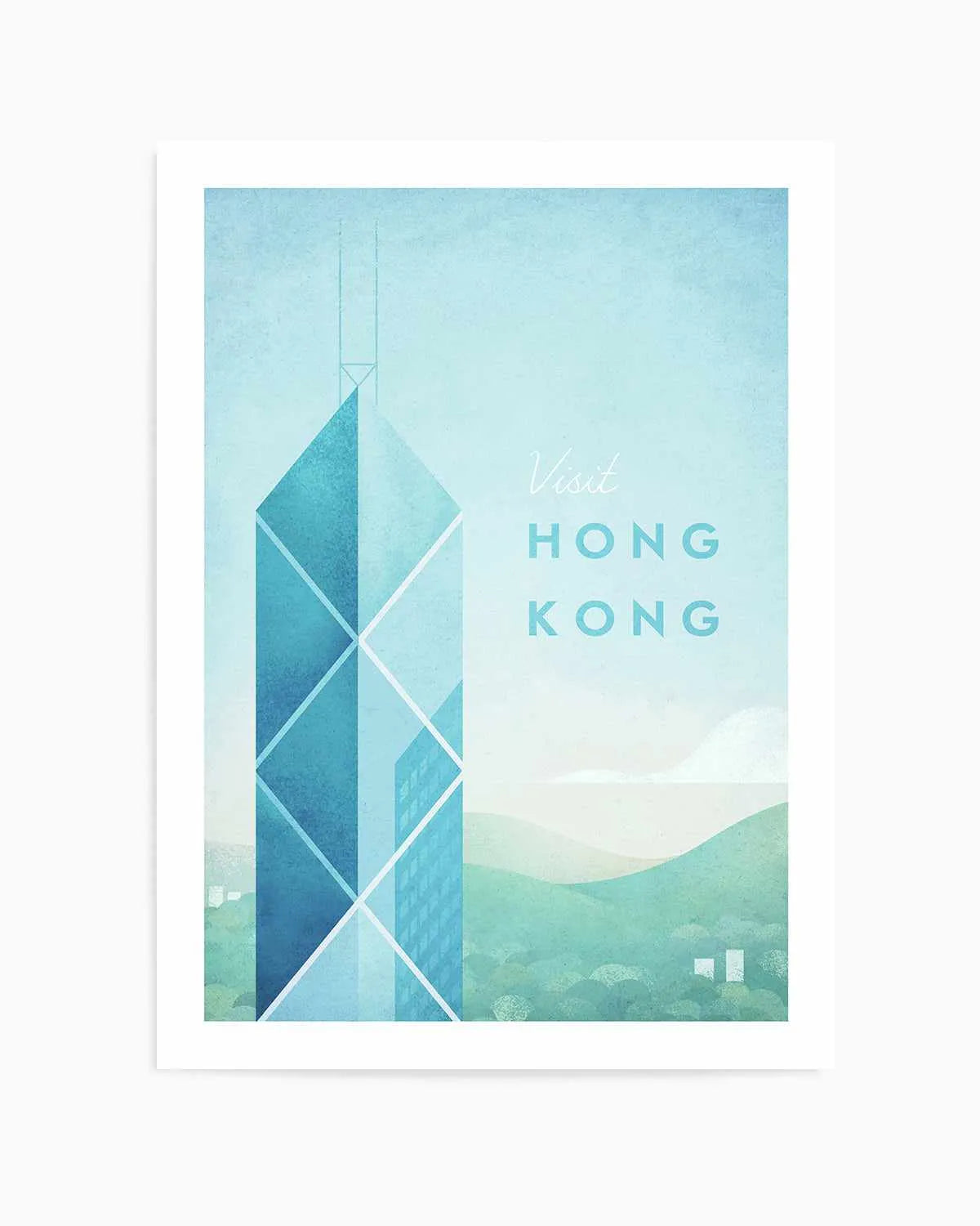 Hong Kong by Henry Rivers Art Print from Olive et Oriel where you can shop wallpaper and artworks online