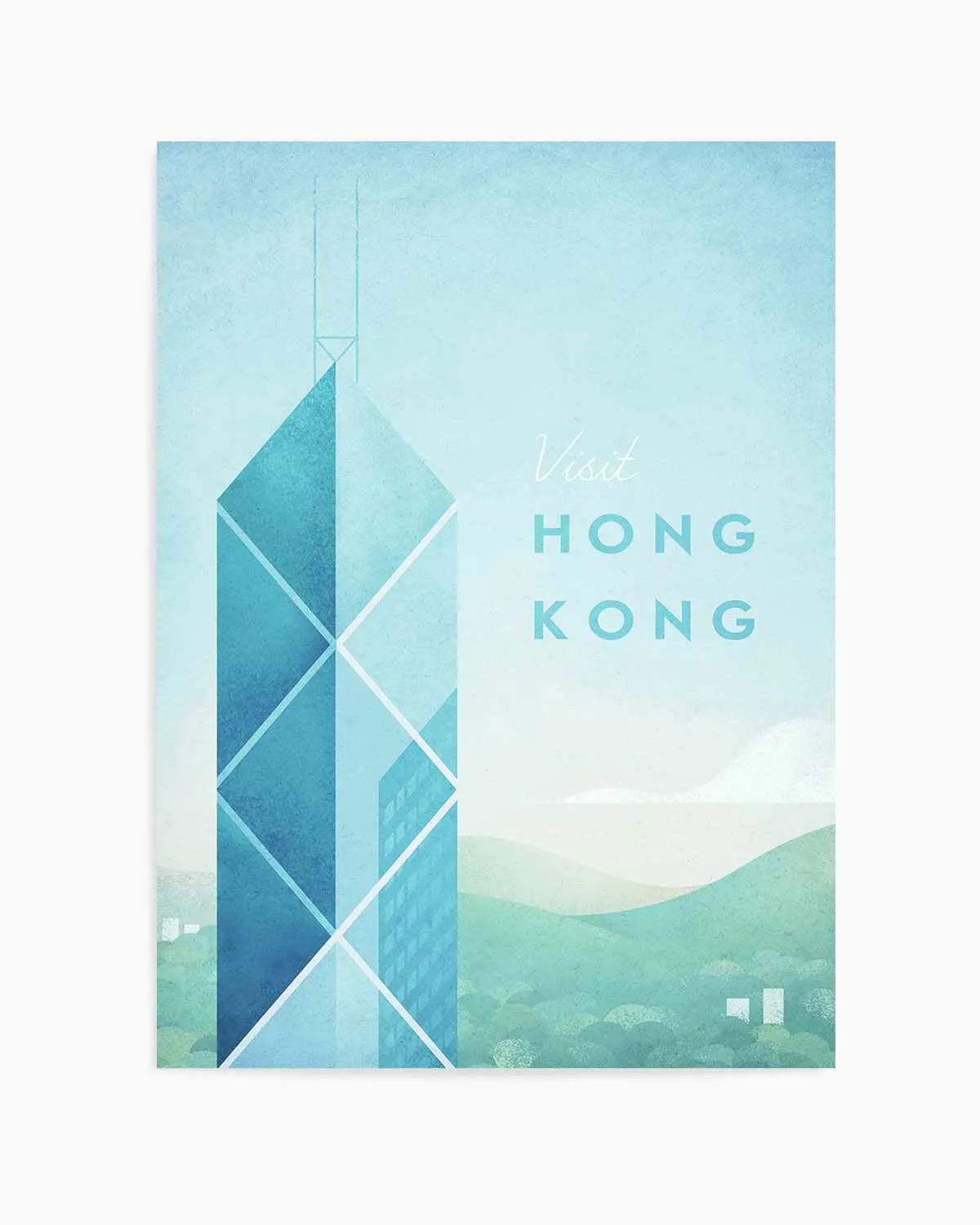 Hong Kong by Henry Rivers Art Print from Olive et Oriel where you can shop wallpaper and artworks online