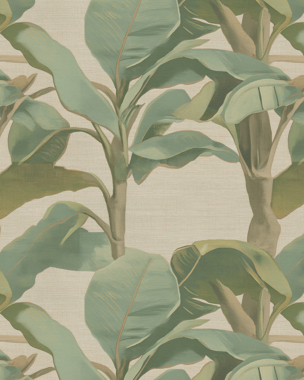 Honolulu Palms Commercial Vinyl Wallpaper